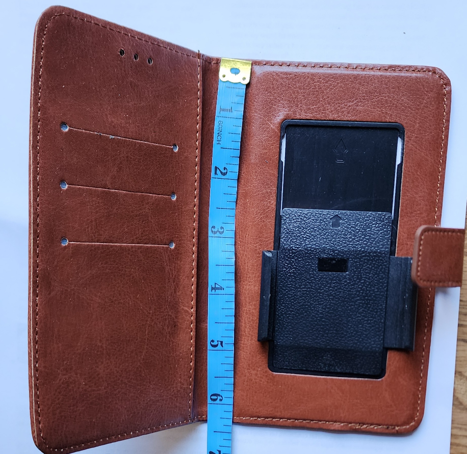 Brown Leather Phone Case - photo 2