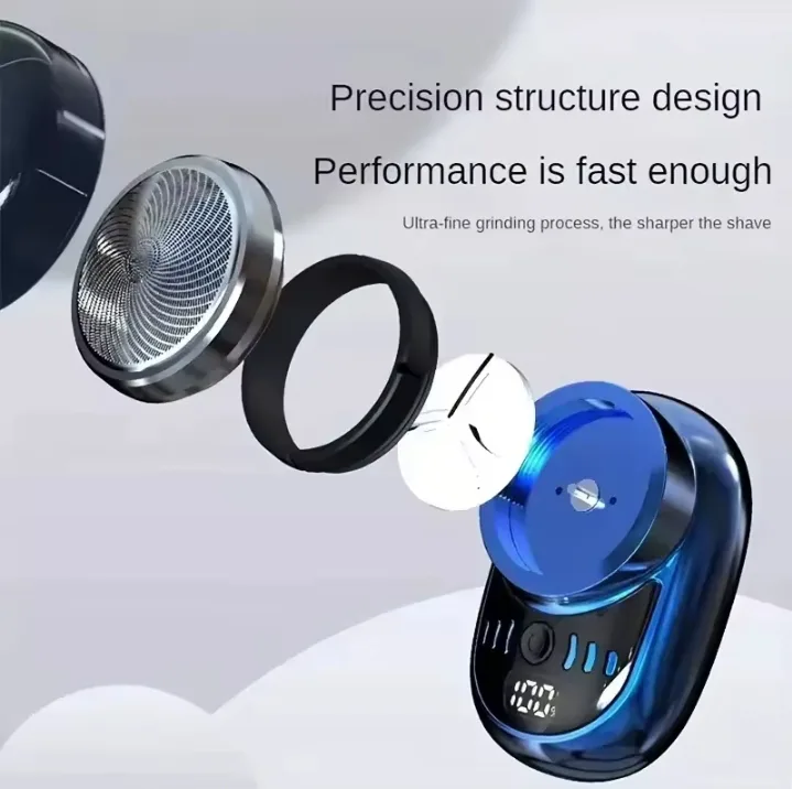 Mini Electric Travel Shaver (rechargeable) image indicator(5)