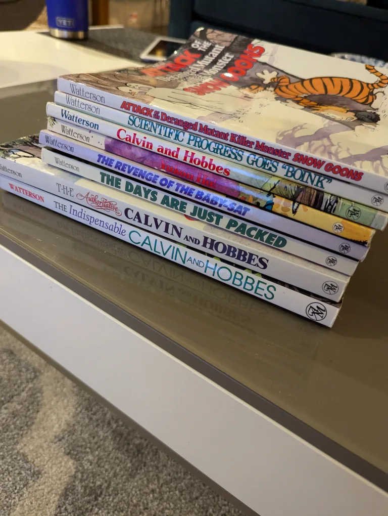 Calvin and Hobbes Comic Strip Book Collection - 8 Books thumbnail