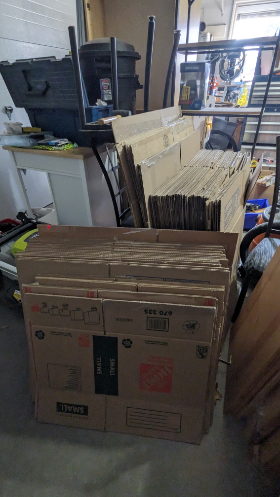 FREE - Moving Boxes and Paper