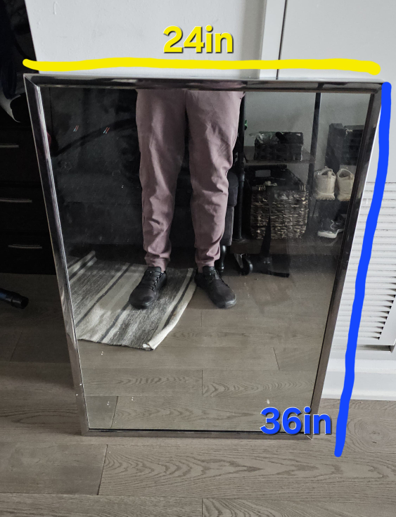Mirror - Solid Metal Frame