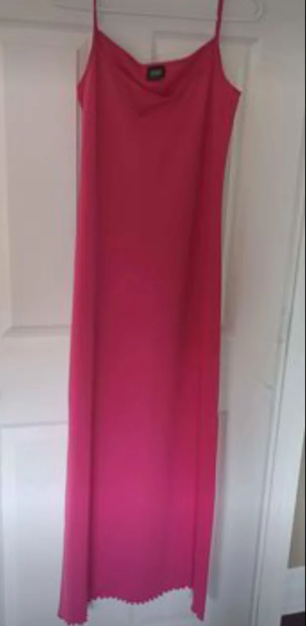 Pink and Rainbow Long Night Dress image indicator(2)