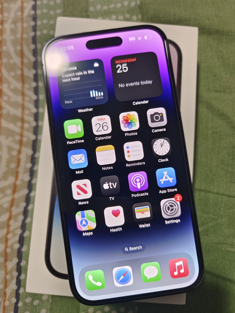 iPhone 14 Pro - 256 GB - Purple - photo 2