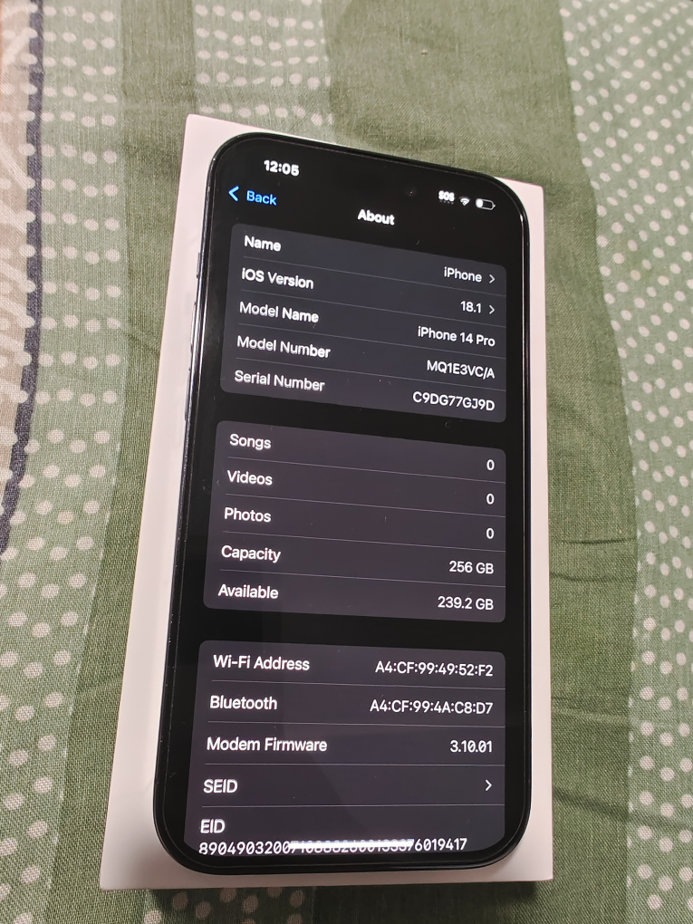iPhone 14 Pro - 256 GB - Purple - photo 3
