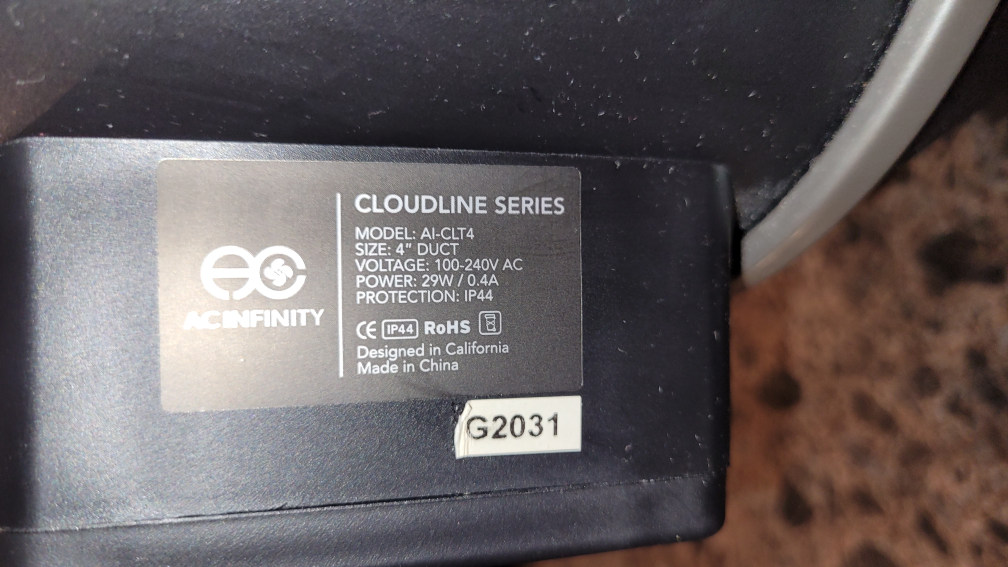 AC Infinity Cloudline Series 4 Inch Inline Duct Fan - photo 2