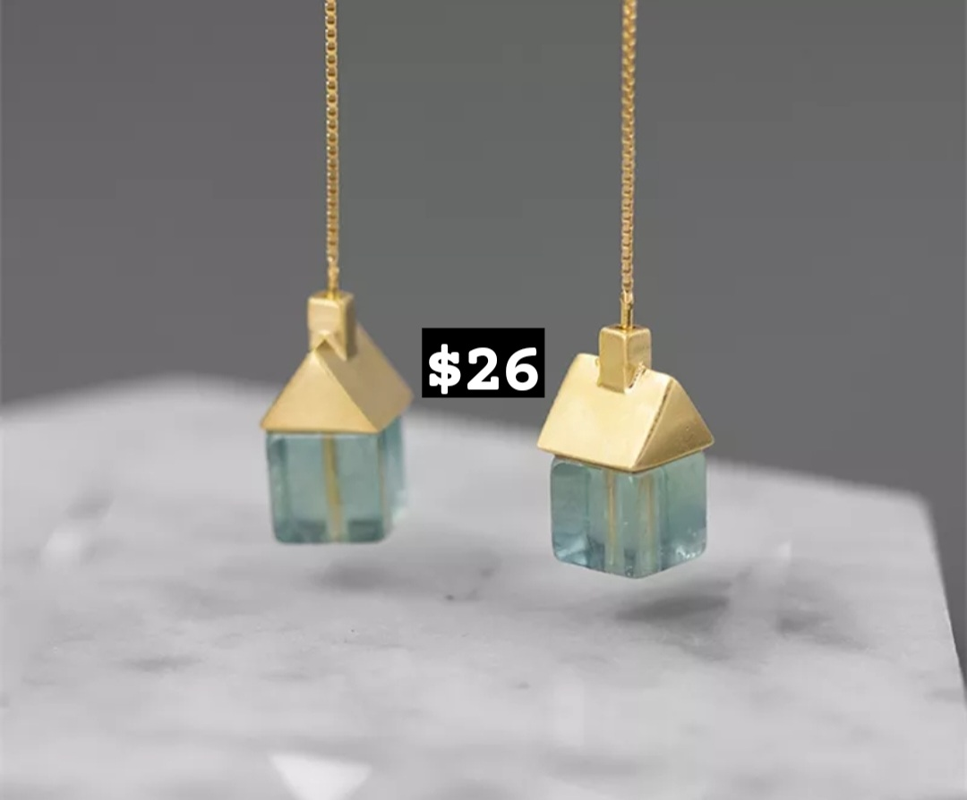 Gold House Earrings