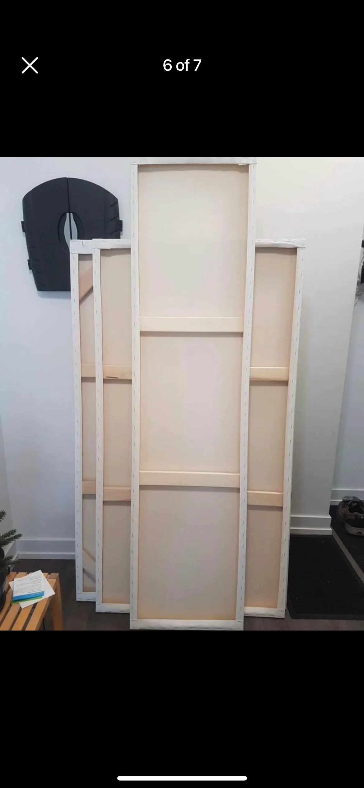 White Gallery canvas for painting different sizes and prices image indicator(2)