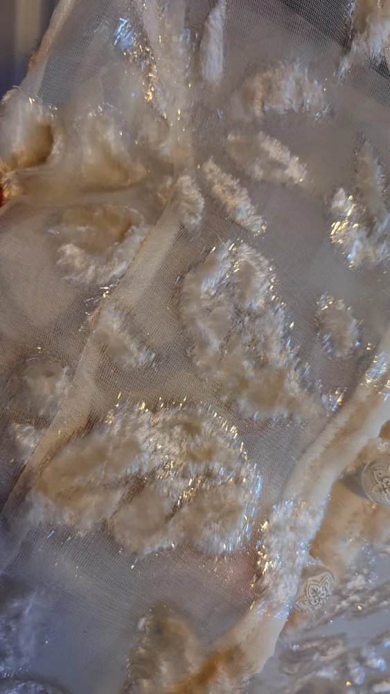 White Floral Sheer Dress image indicator(6)