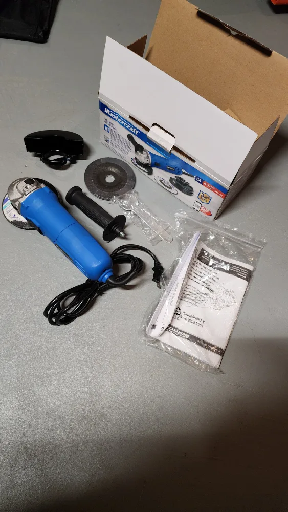 Mastercraft 6A Angle Grinder, 4.5-in thumbnail