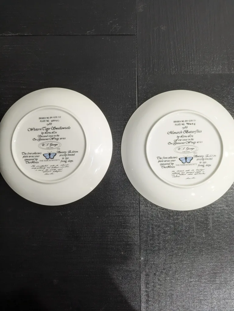 Lena Liu Butterflies Collectible Plates image indicator(2)