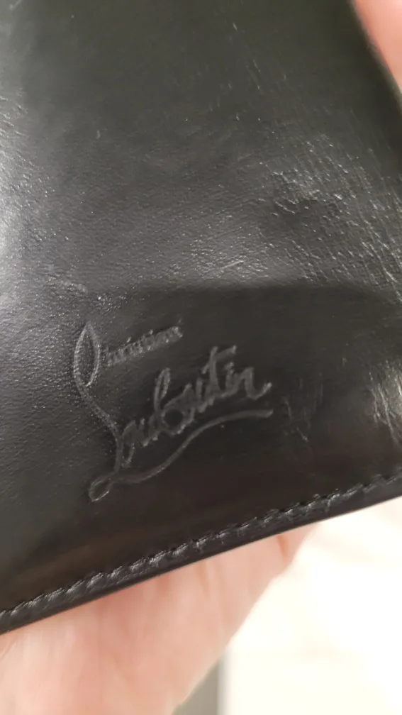 Authentic Christian Louboutin Spiked Wallet image indicator(3)