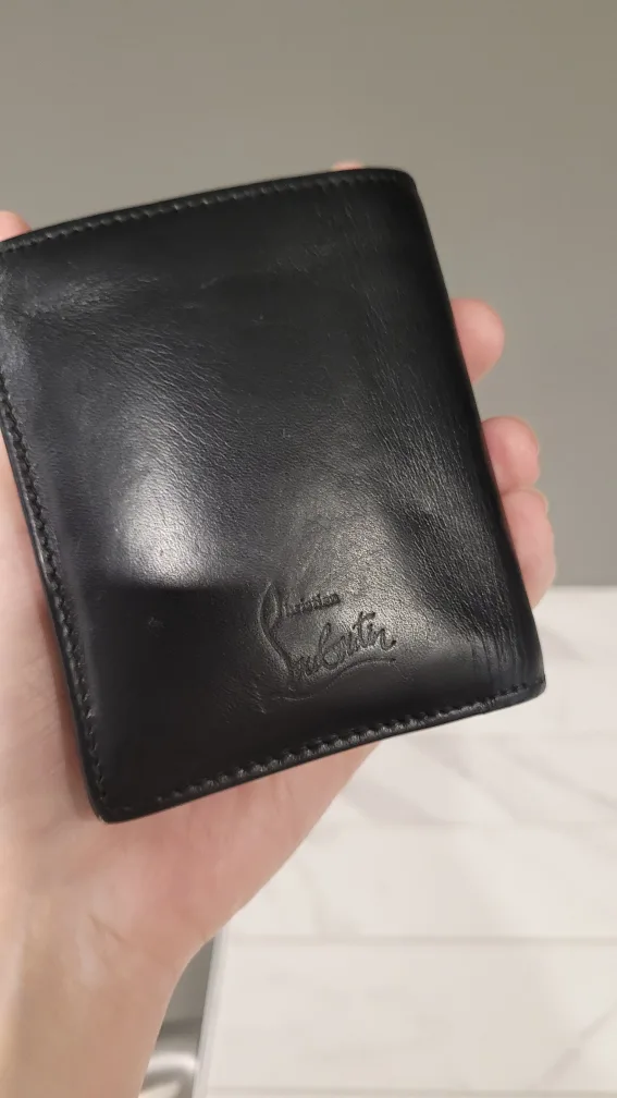 Authentic Christian Louboutin Spiked Wallet image indicator(4)