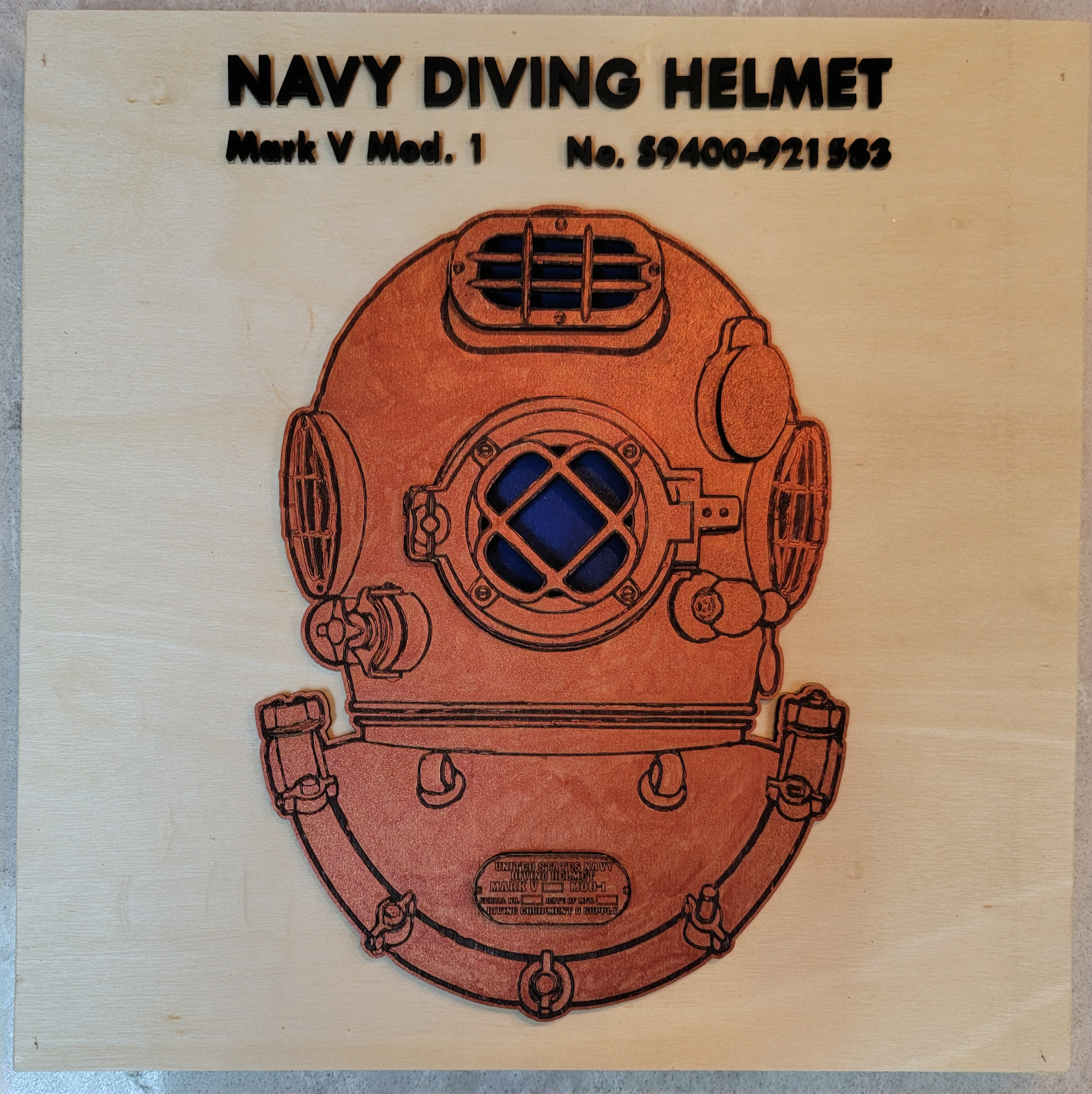Navy Diving Helmet Mark V Mod. 1 Wall Decor - photo 5