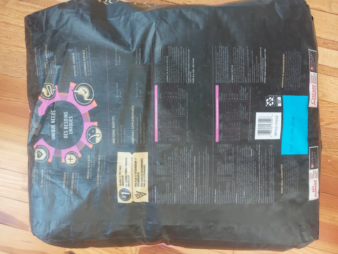 30lb Bag of Dog Food: Purina Pro Plan Sensitive Skin & Stomach image indicator(2)