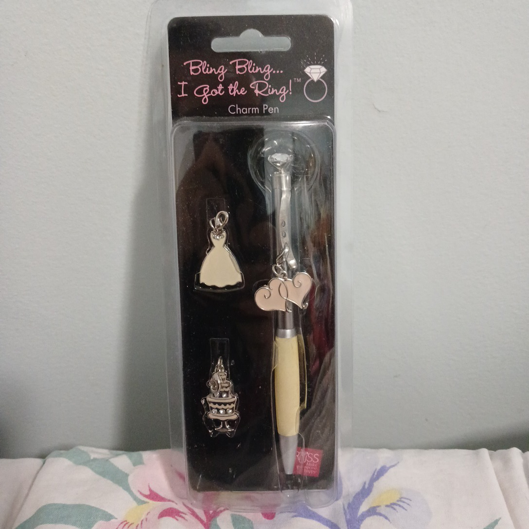 Engagement wedding 💍 charm pen 🥕