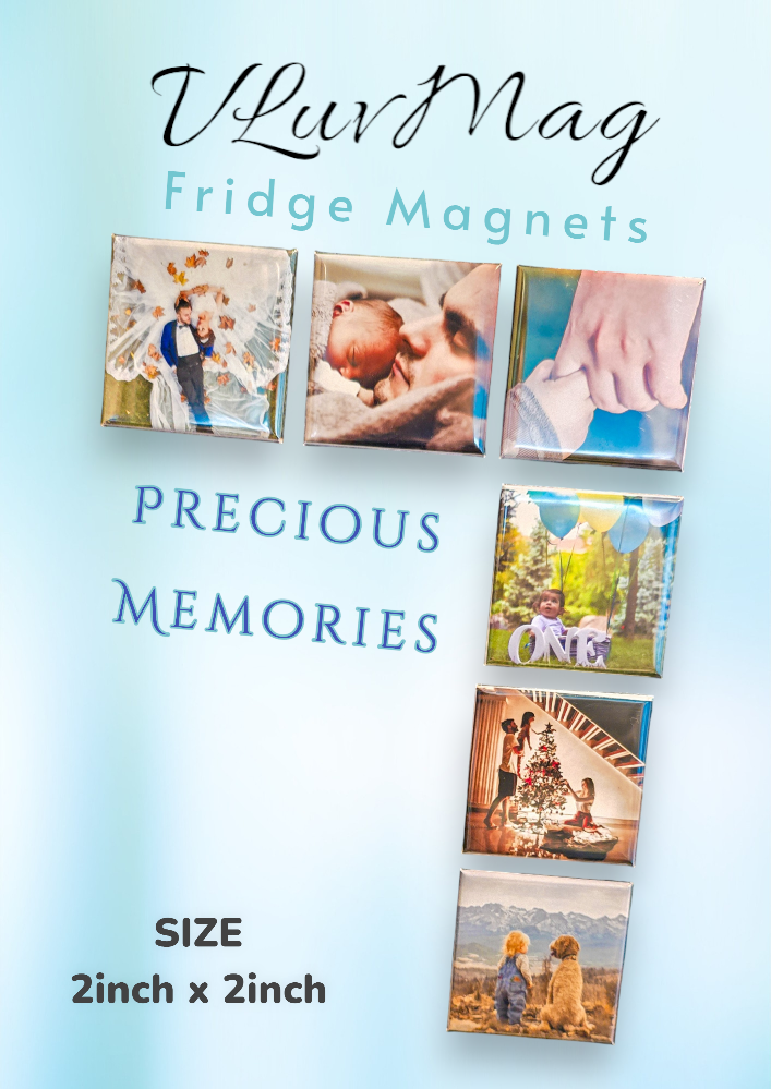 Set of 6 Fridge Magnets