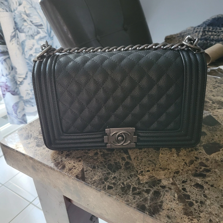 Black chanel bag replica shop