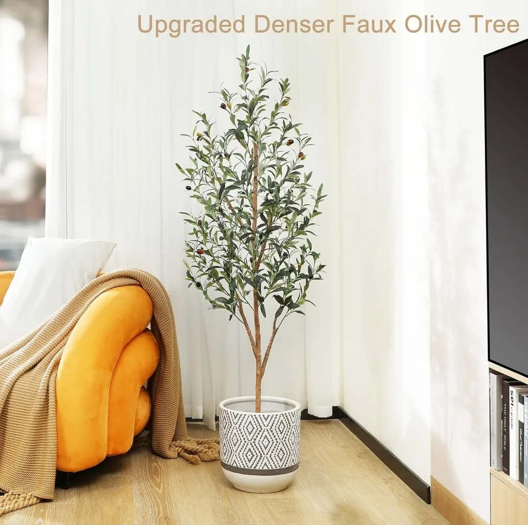 5ft Faux Olive Tree image indicator(5)