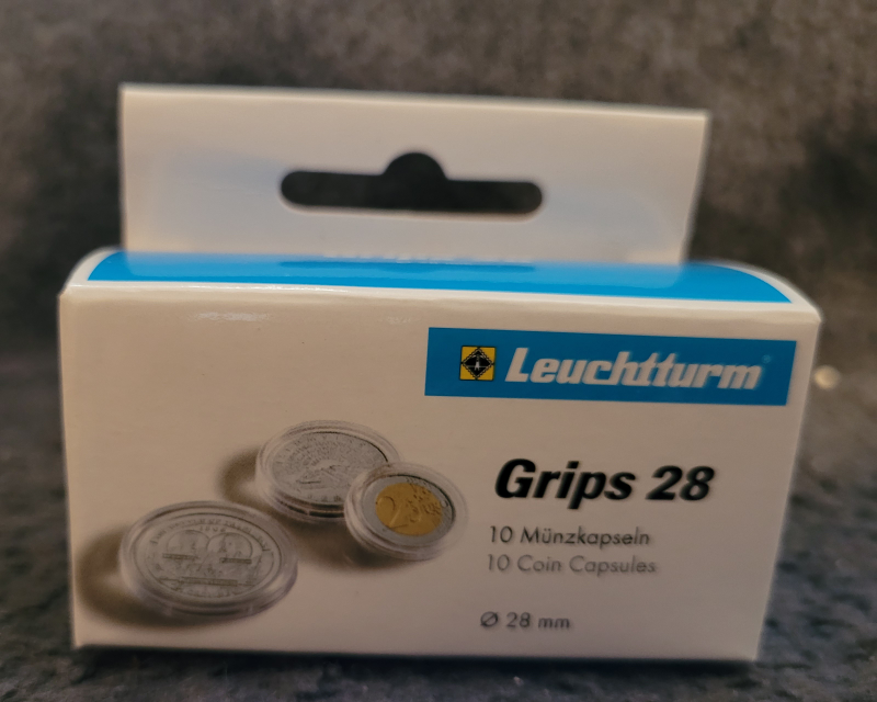 Leuchtturm Grips 28 Coin Capsules