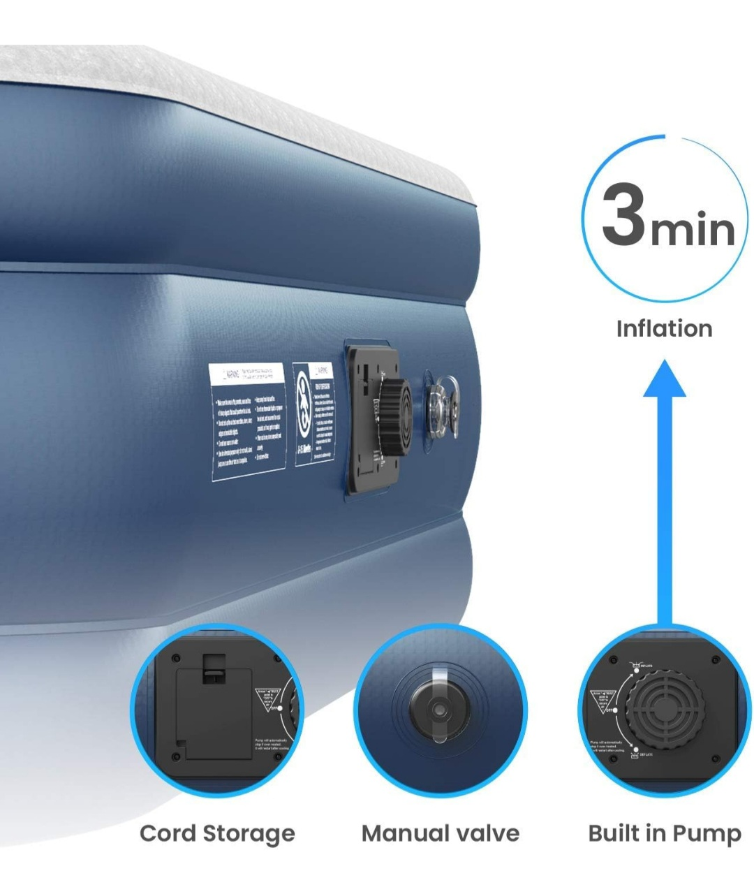 Active Era Air Mattress with Built-In Pump - photo 2