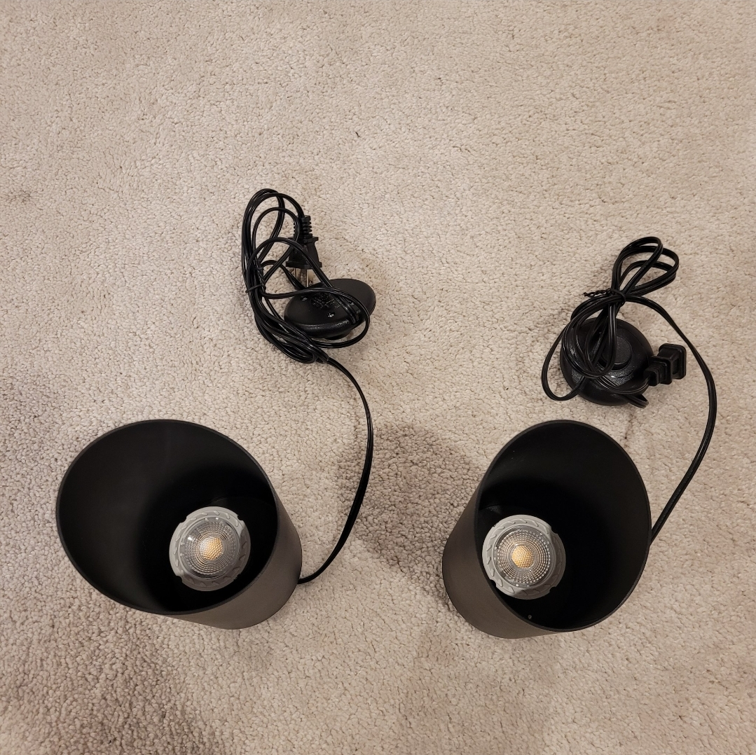 Set of 2 Black Indoor Lights - photo 2