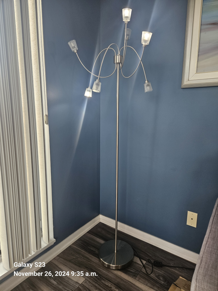 Floor Lamp with 5 Lights