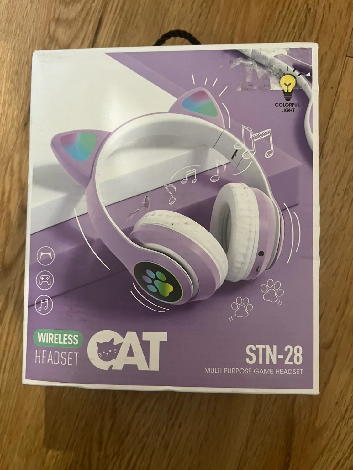 Wireless Cat Ear Headphones STN-28 image indicator(3)