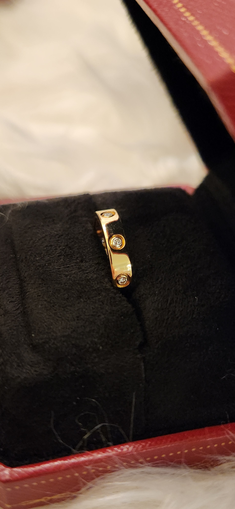 Cartier Love Wedding Band all diamond - photo 5
