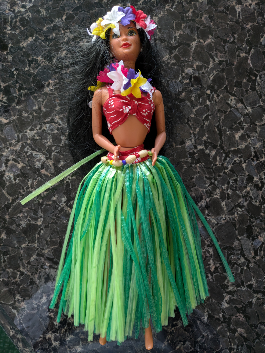 Japanese and Polynesian Barbie dolls and Paris doll - photo 2