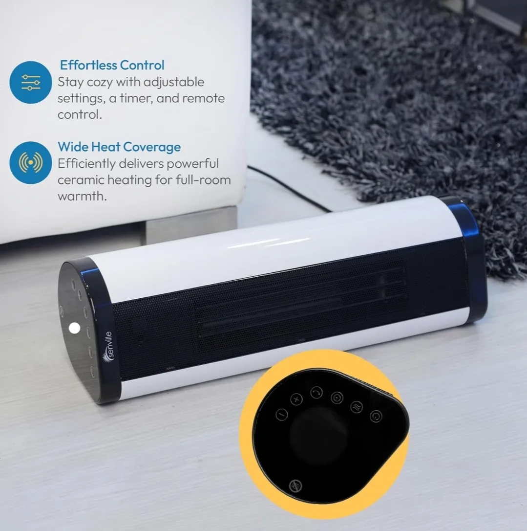 Senville 1500W Tower Fan & Space Heater for Indoor, Remote image indicator(6)