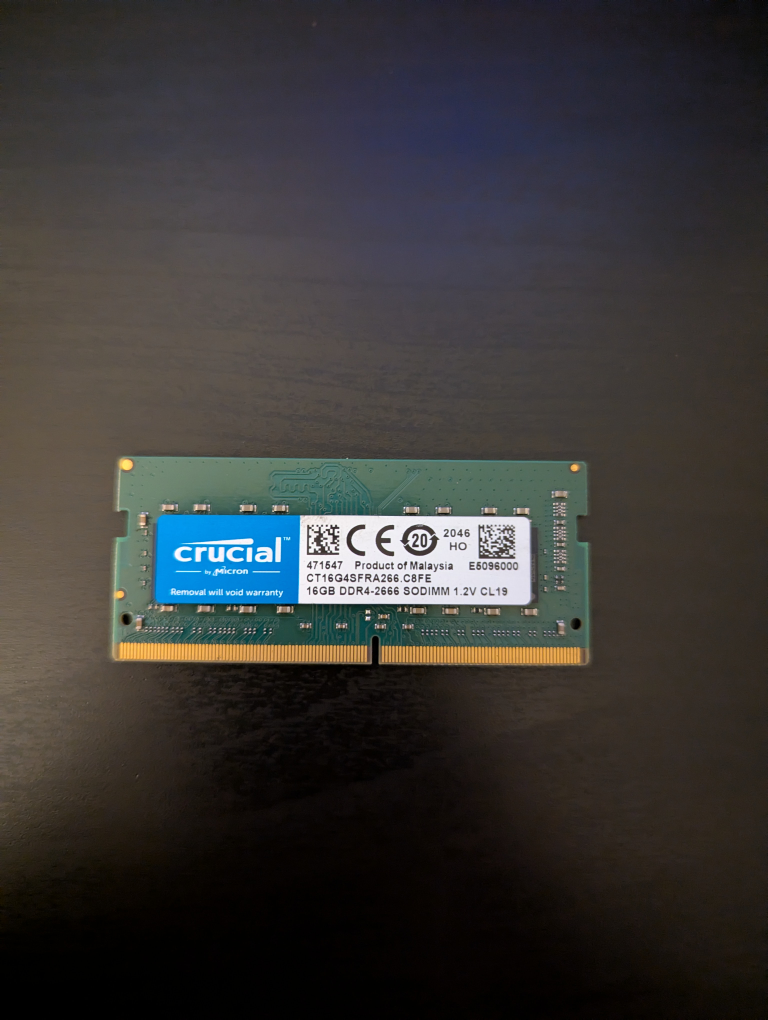 Crucial 16GB DDR4-2666 SODIMM RAM