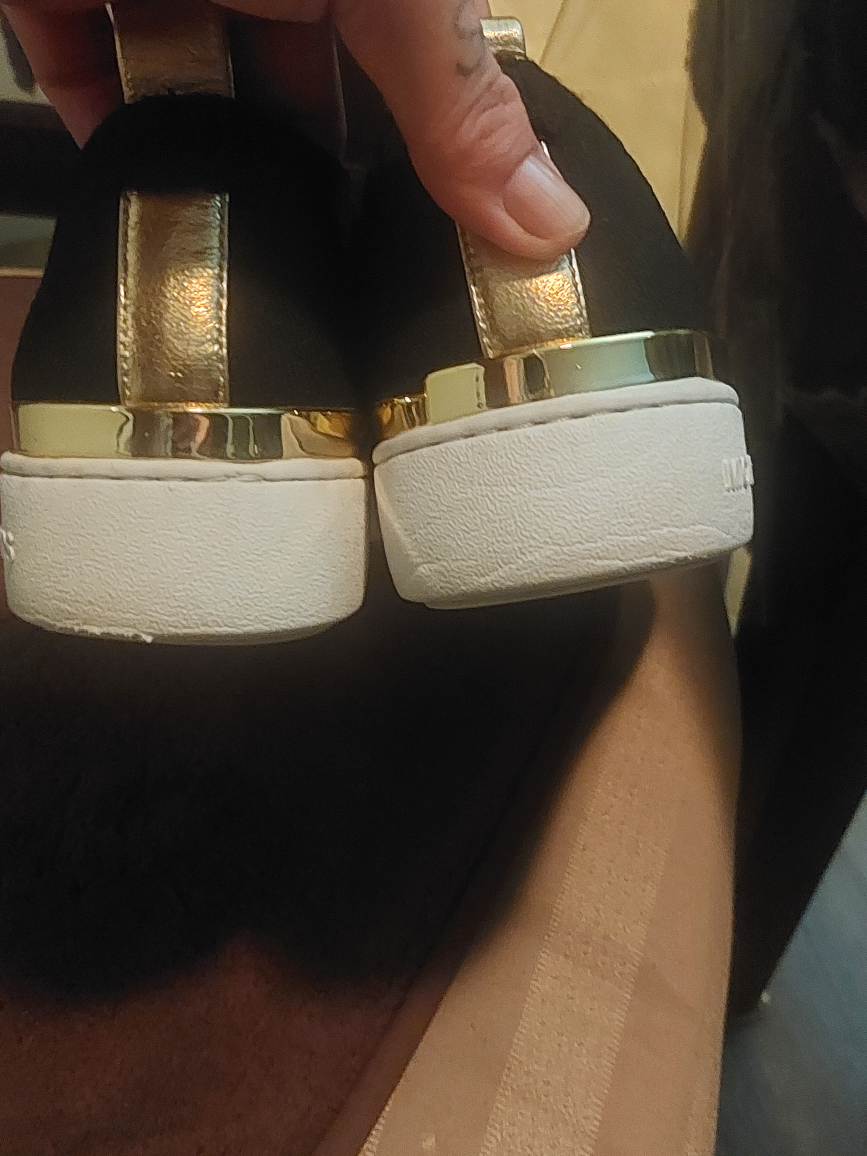 Michael Kors Skylar Slip On Sneakers gold accents - photo 3