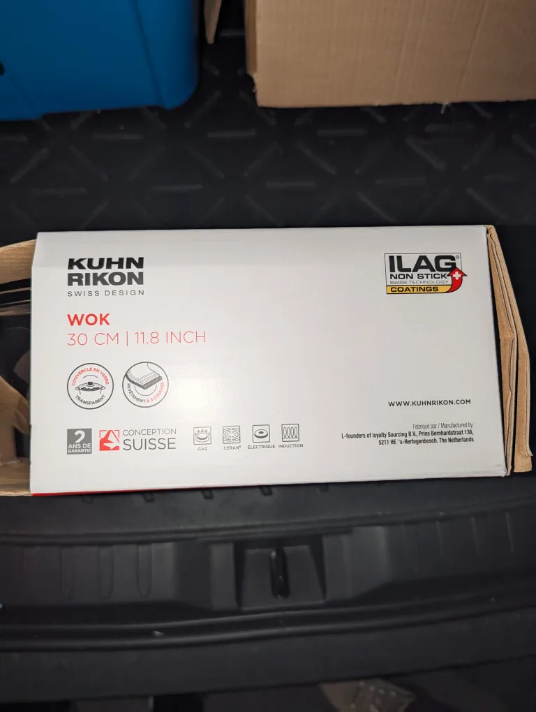 Kuhn Rikon 30cm Wok with Lid - NEW image indicator(3)