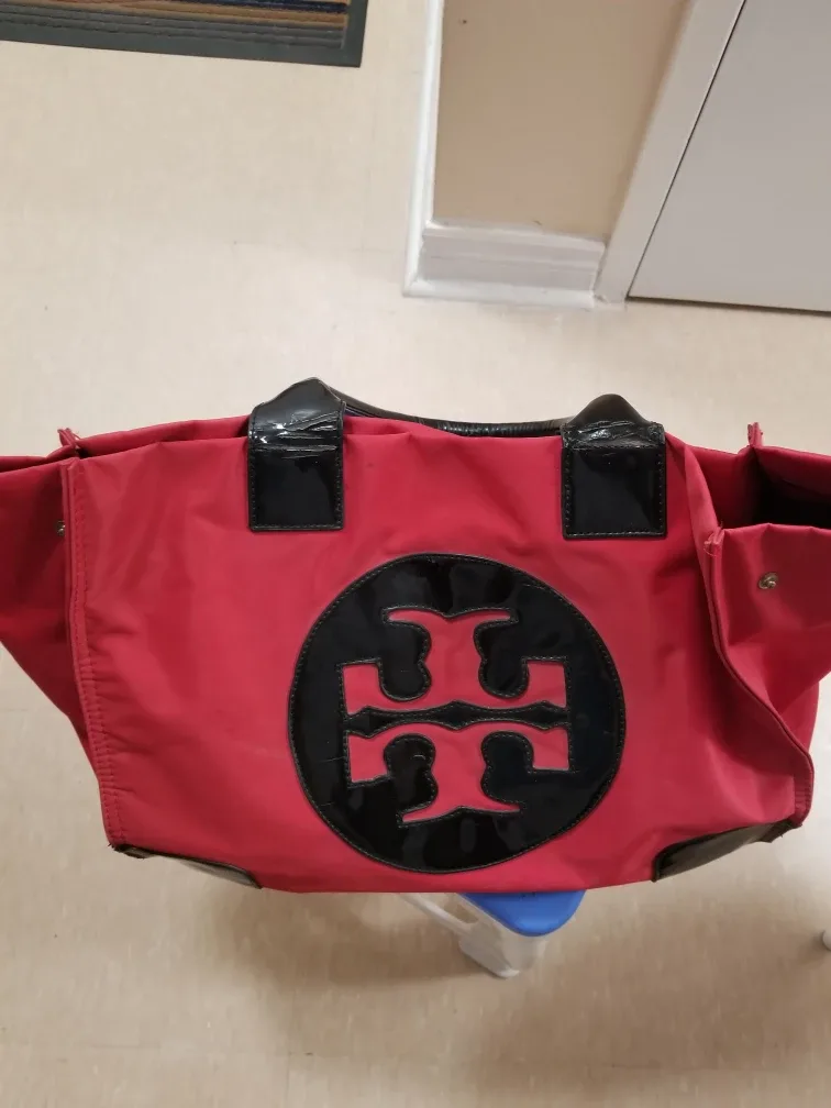Tory Burch Red Tote Bag image indicator(2)