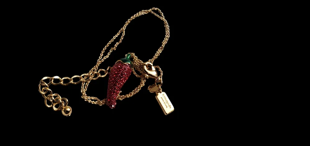 Kate Spade Red Chili Pepper Necklace image indicator(3)