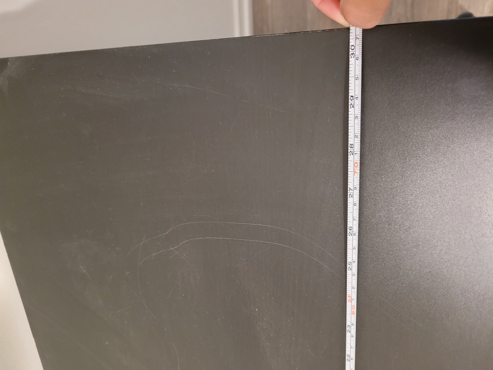 Black Computer Desk with Keyboard Tray on Wheels - photo 4