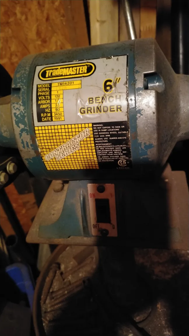 6" Trademaster Bench Grinder image indicator(2)