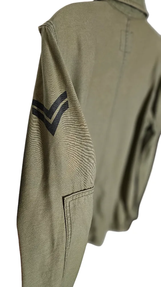 TNA Army Green Cotton Military Jacket size medium image indicator(6)