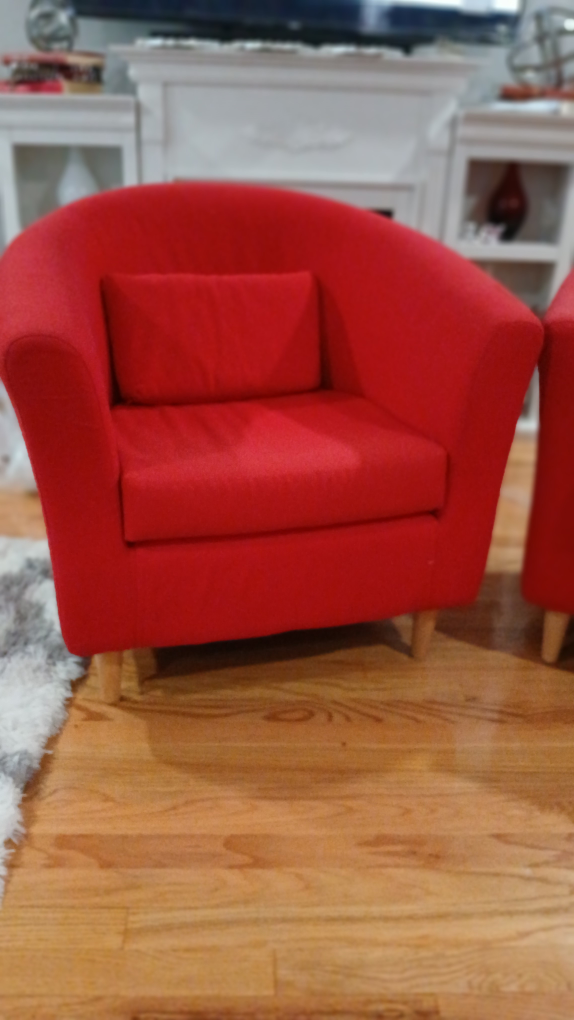 2 -  Red Armchairs