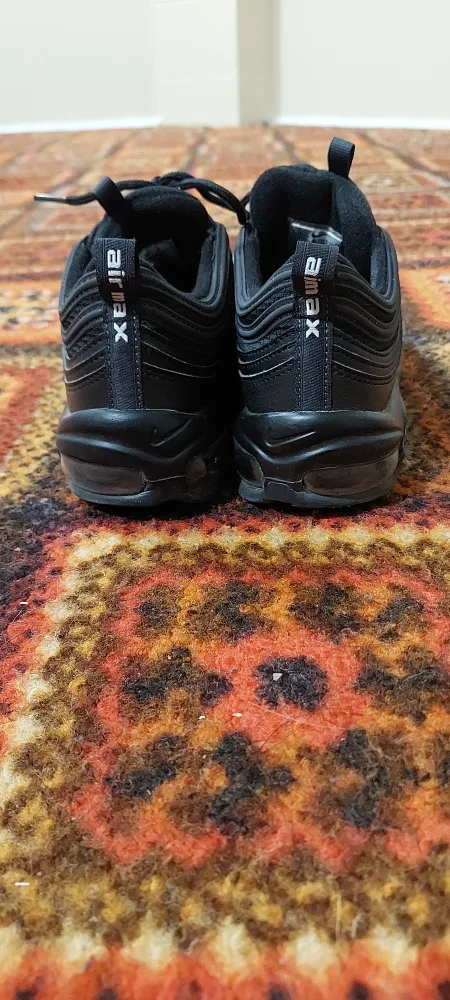 Nike Air Max 97 Black Sneakers Size 6.5Y image indicator(3)