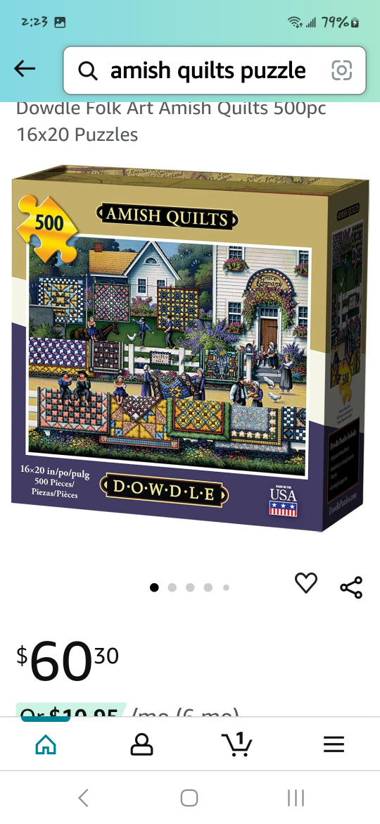 Two Dowdle Puzzles - Skagway and Amish Quilts - photo 4