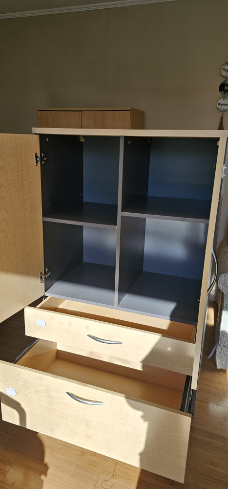 Wooden Cabinet with 2 Drawers and 2 Doors - photo 2