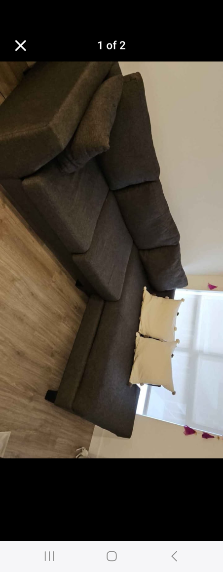 Dark Grey Sectional Sofa - photo 2
