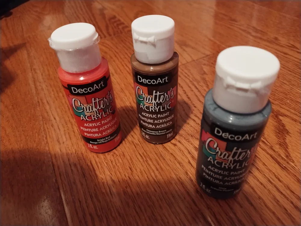 Clearance ❗Acrylic Paint Set +1 red metallic paint image indicator(2)