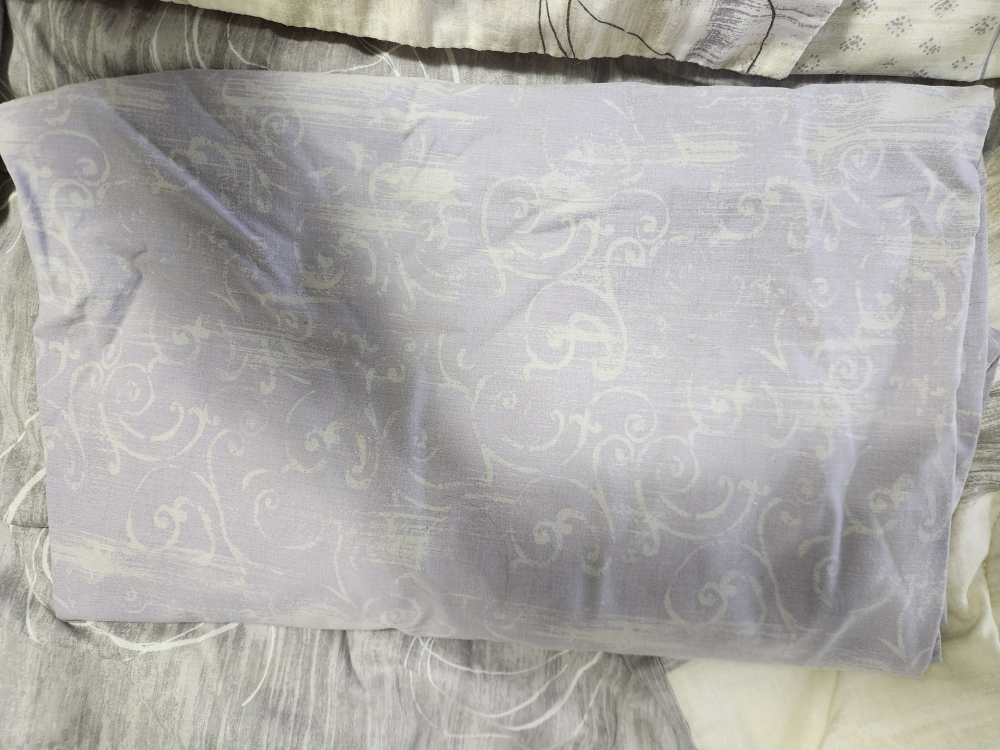 Double reversible bed spread, 2 shams & fitted sheet ,2 p/ cases - photo 3