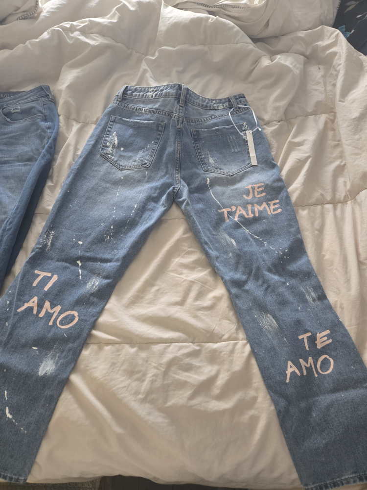 graffiti boyfriend jeans - photo 2