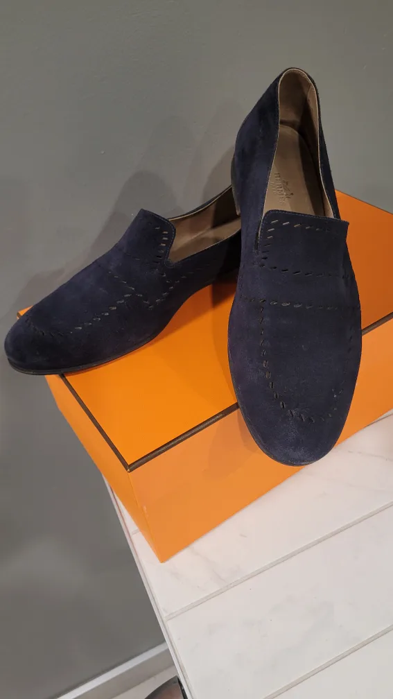 Hermes Suede Loafers image indicator(5)