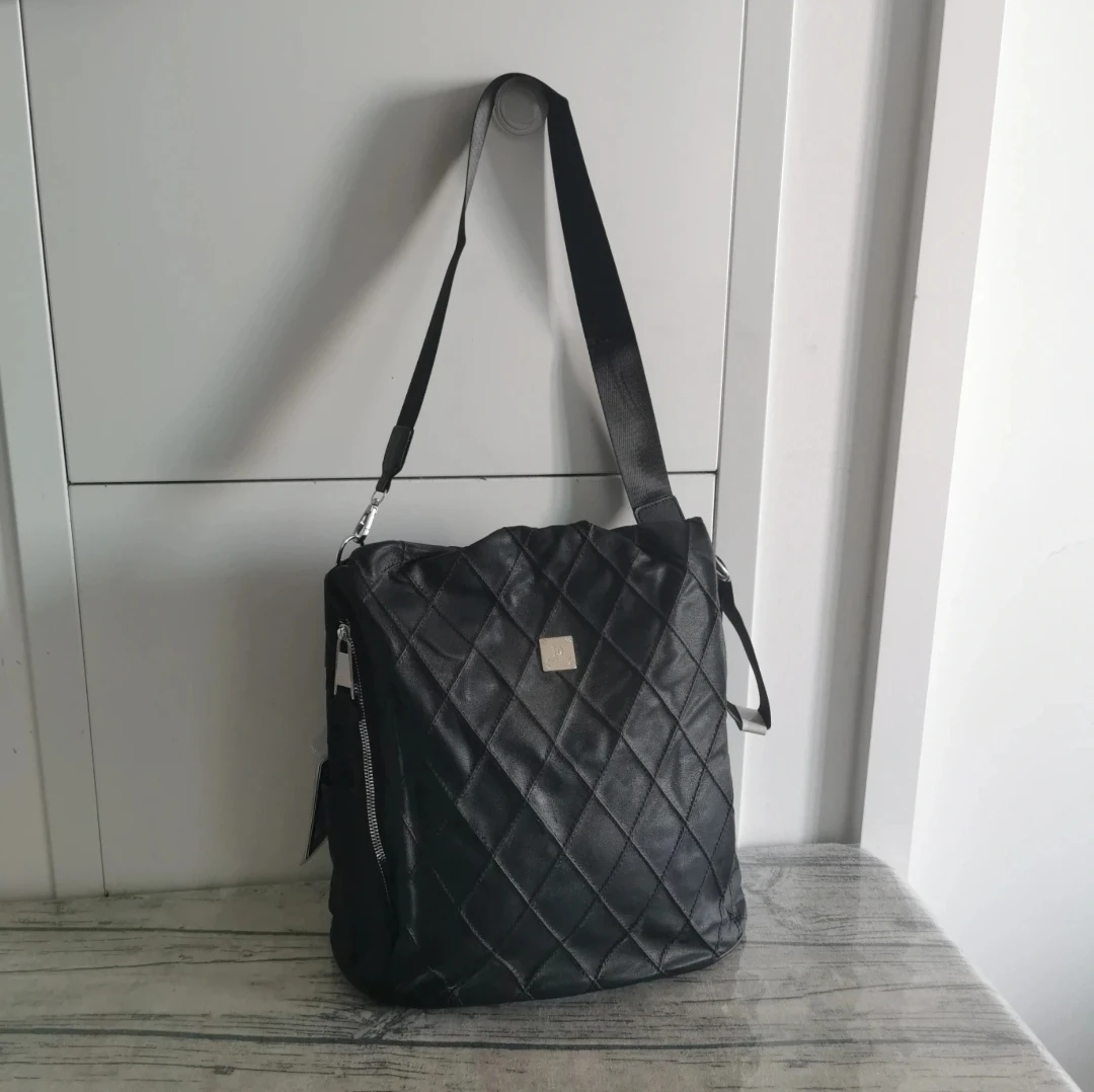 Leather Black backpack & Shoulder Bag - photo 2