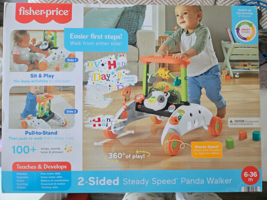 Baby walker  Fisher-Price 2-Sided Steady Speed Panda Walker