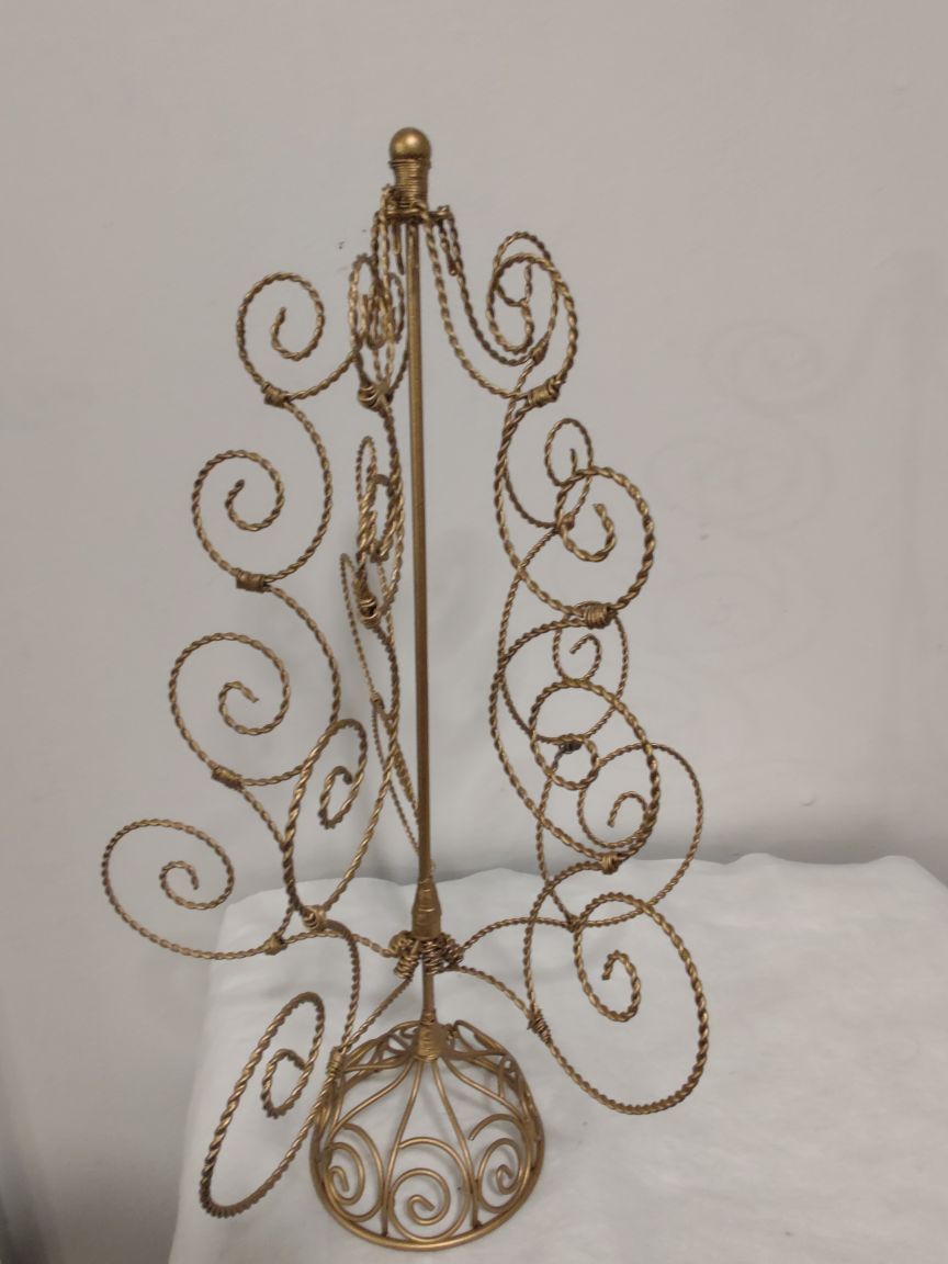 Gold Wire tree #freecycle